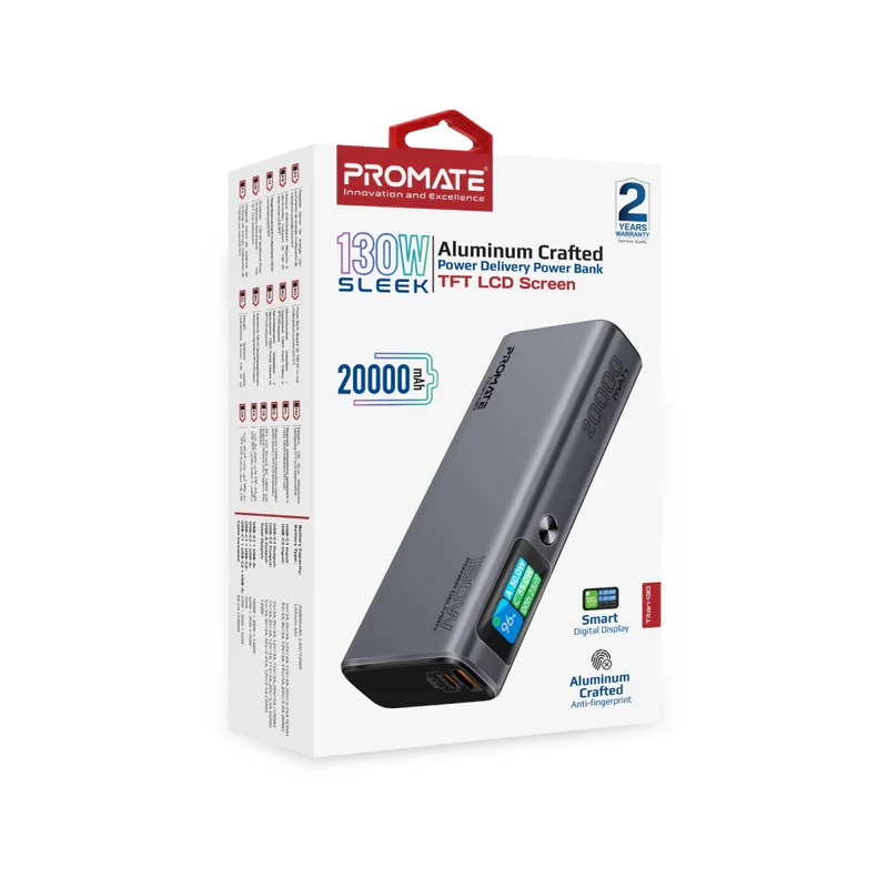 Promate Titan-130 Multi-Port Power Delivery Power Bank - Image 2