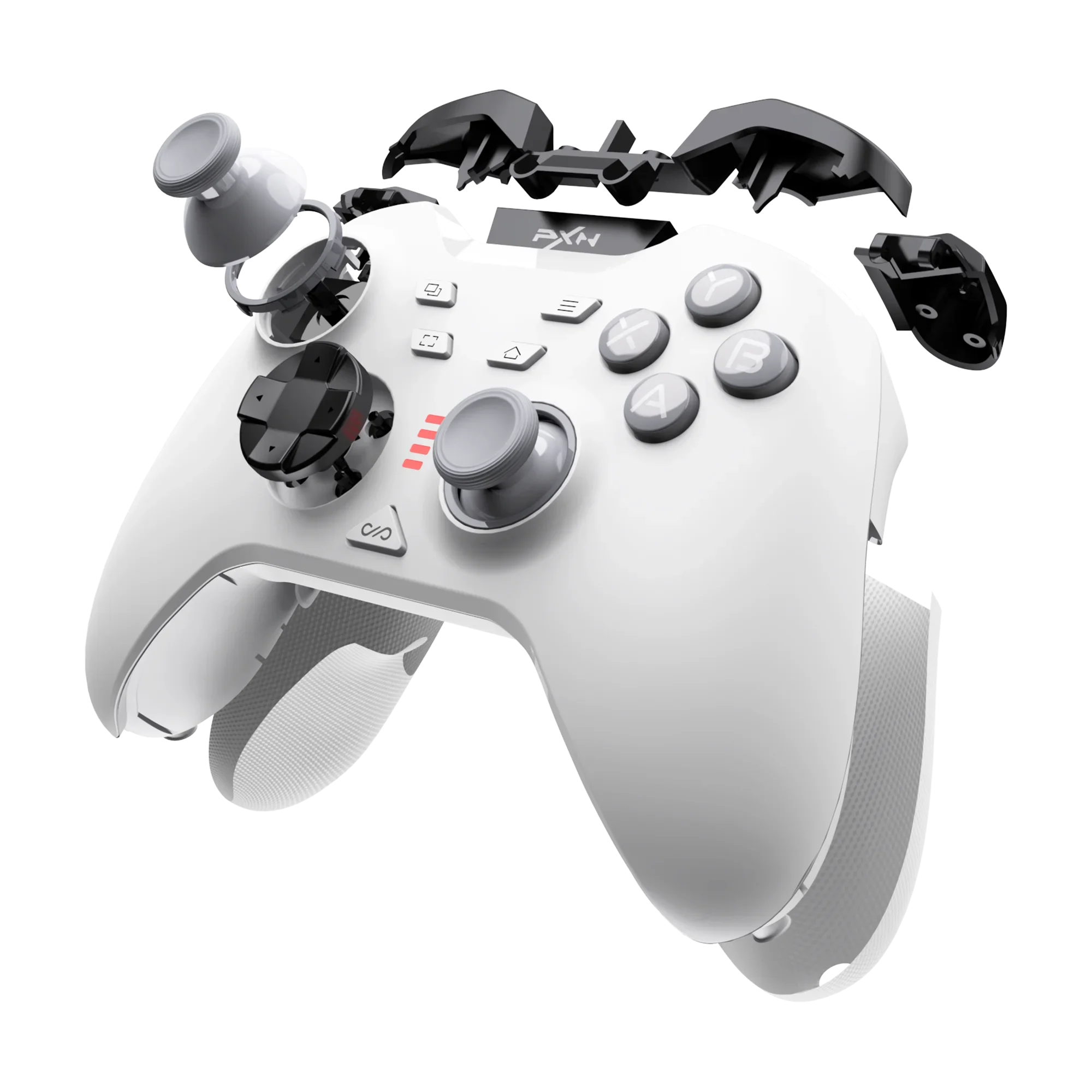 PXN P5 Wireless Gaming Controller - White/Black - Image 3