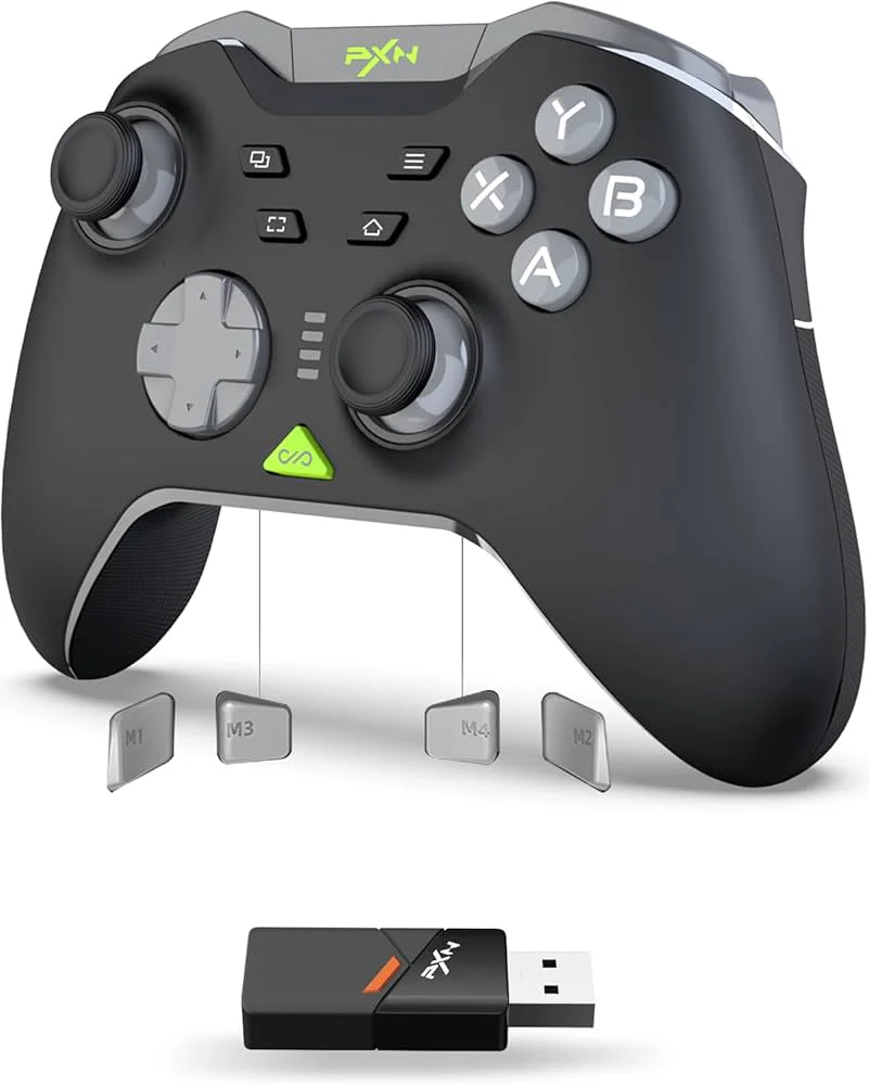 PXN P5 Wireless Gaming Controller - White/Black - Image 4