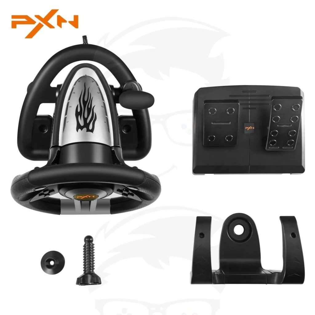 PXN V3 Pro Gaming Racing Wheel - Black - Image 6