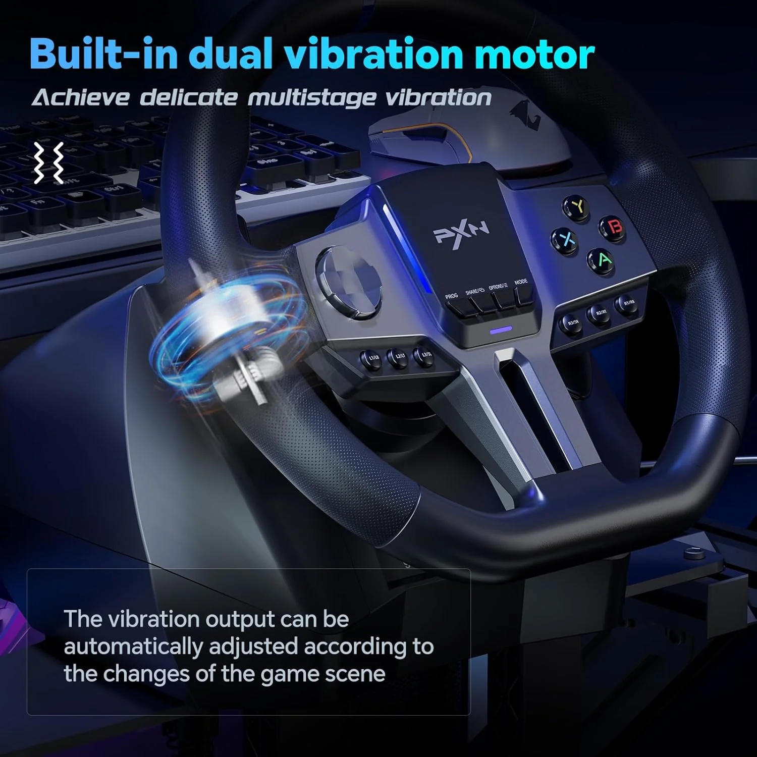 PXN V9 Gen2 Racing Steering Wheel - Image 3