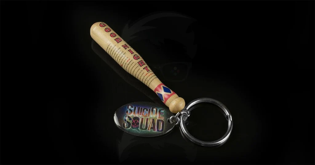 Quantum Mechanix Harley Quinns Goodnight Bat Key Chain - Image 5