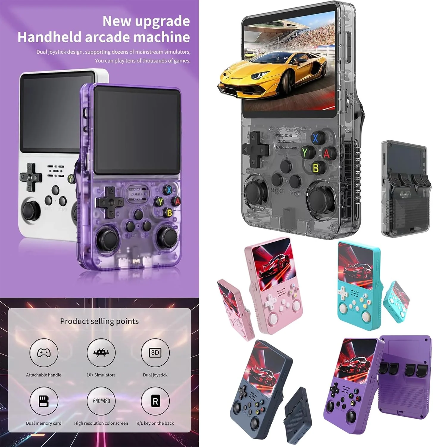 R36S Game Master Handheld Game Console - Image 2