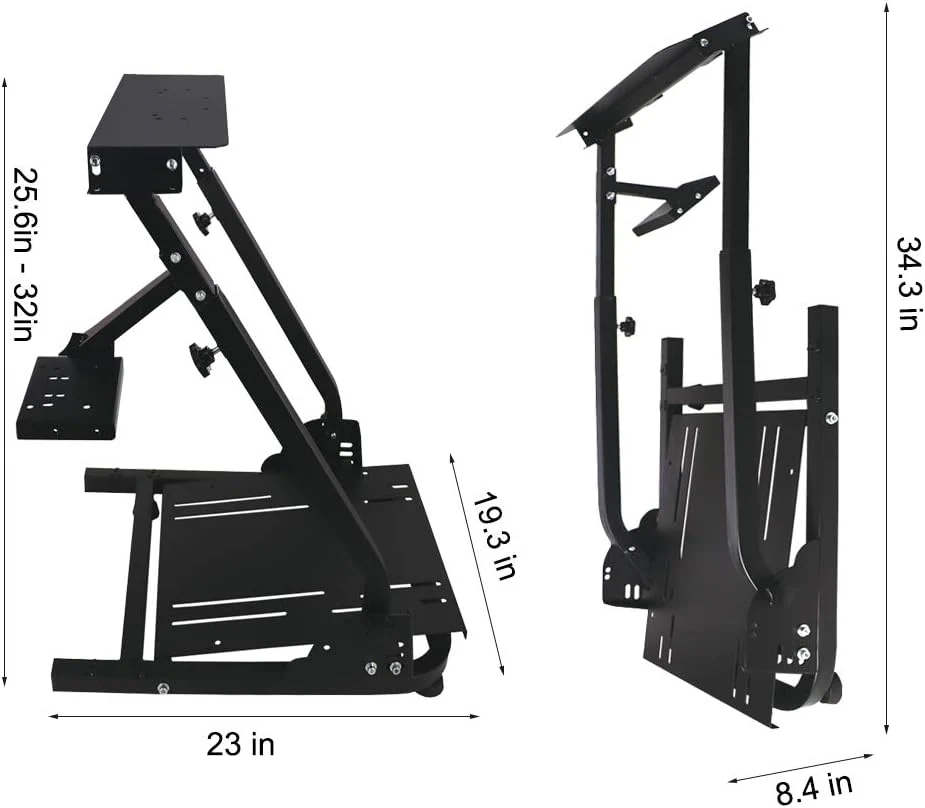 Racing Wheel Stand, Height Adjustable & Foldable Steering Wheal Stand - Image 3