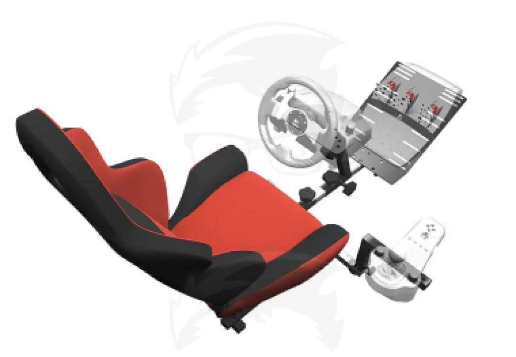 Racing Wheel Stand with seat Driving Seat Racing - Image 4