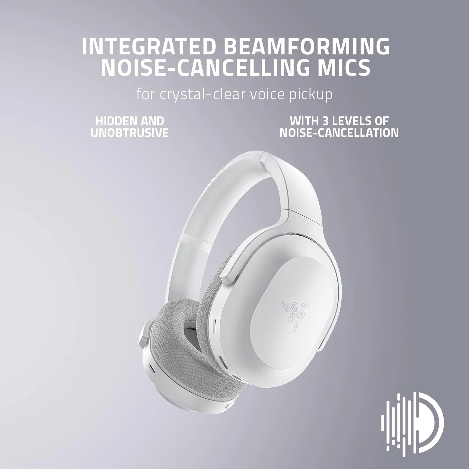 Razer Barracuda Wireless & BT Multi-Platform Gaming Headset - White - Image 6