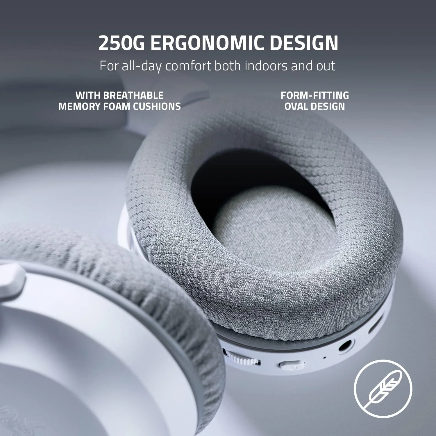 Razer Barracuda X 7.1 Chroma Lightweight RGB Wireless Gaming Headset - White - Image 5