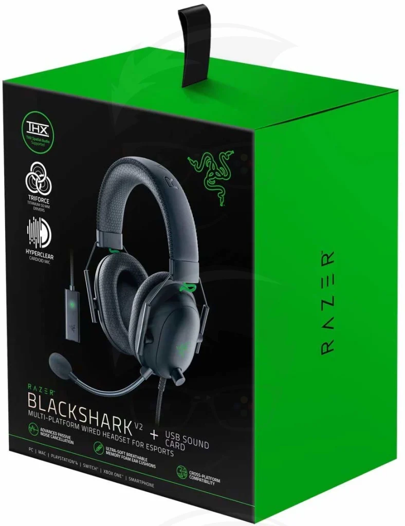 Razer Blackshark V2 Gaming Headset Special Edition + USB Sound Card