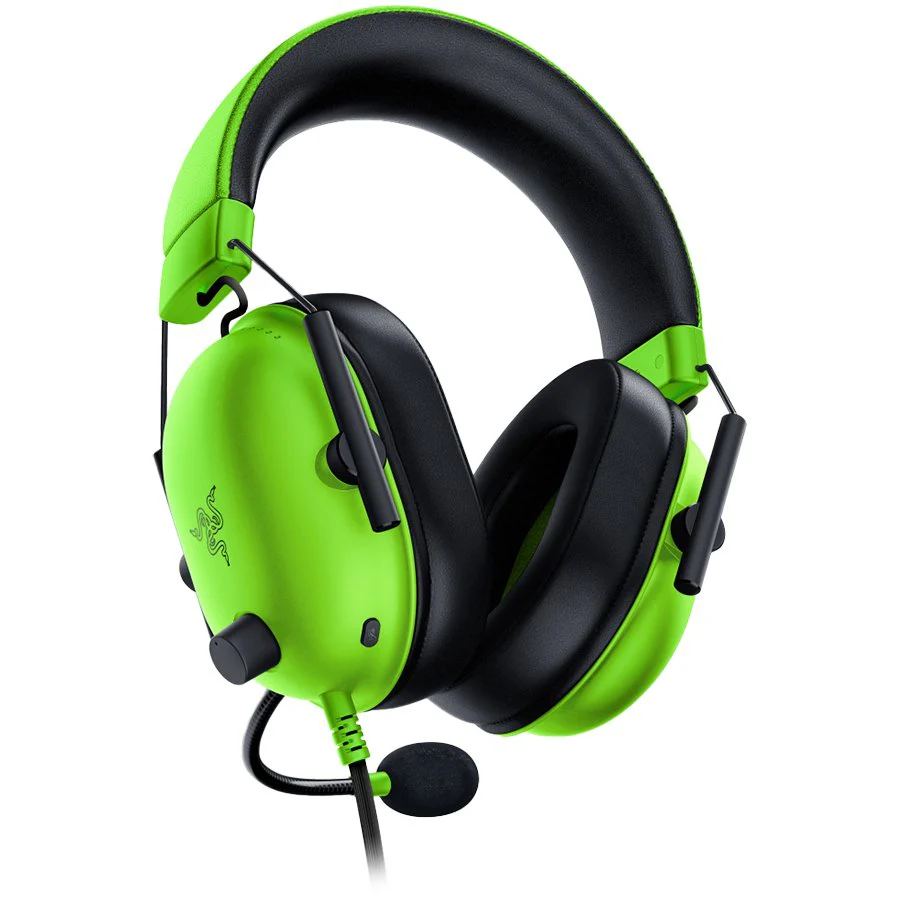 Razer BlackShark V2 X - Gaming Headset 7.1 Surround Sound - 50mm Drivers - Green