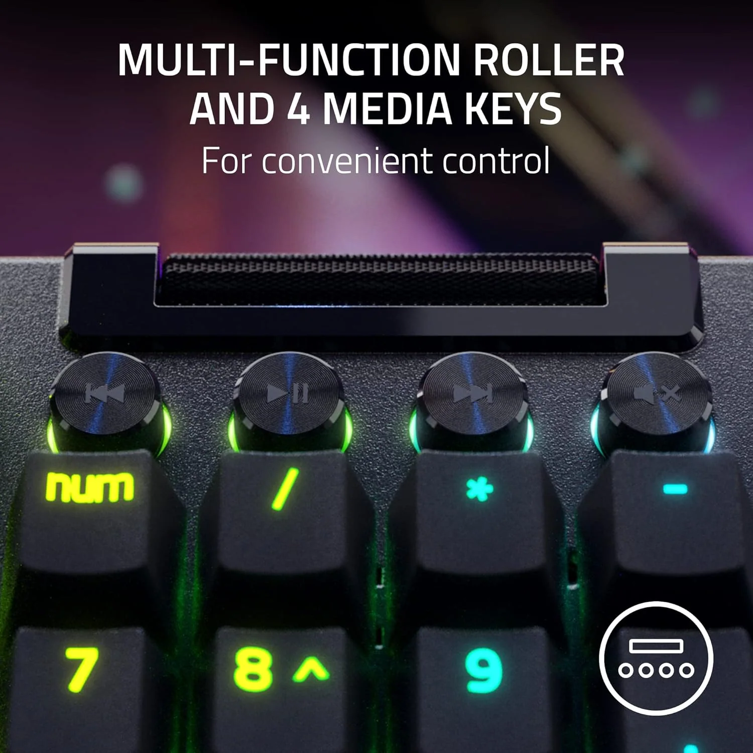 Razer BlackWidow V4 Pro Wired Mechanical Keyboard - Image 3