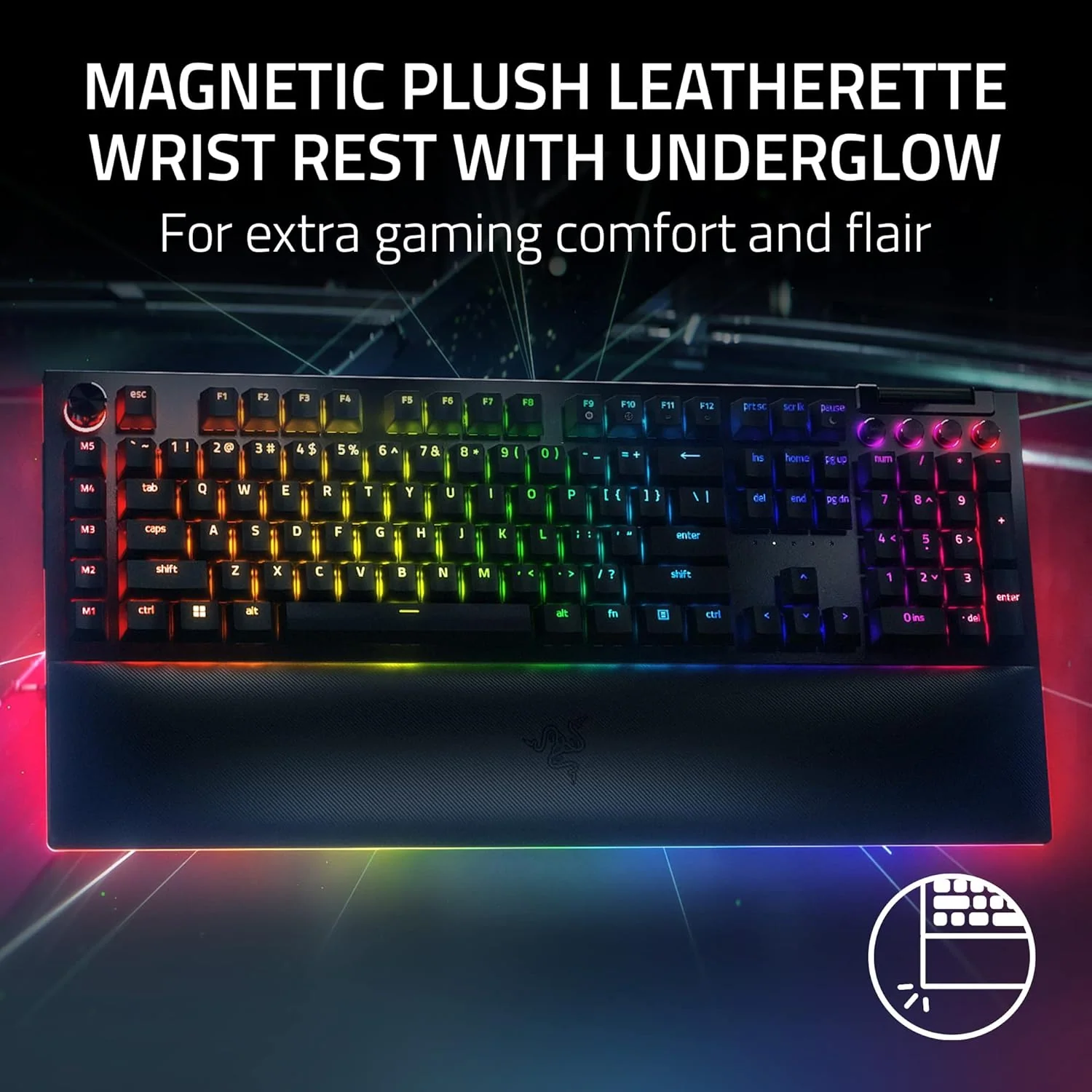 Razer BlackWidow V4 Pro Wired Mechanical Keyboard - Image 5