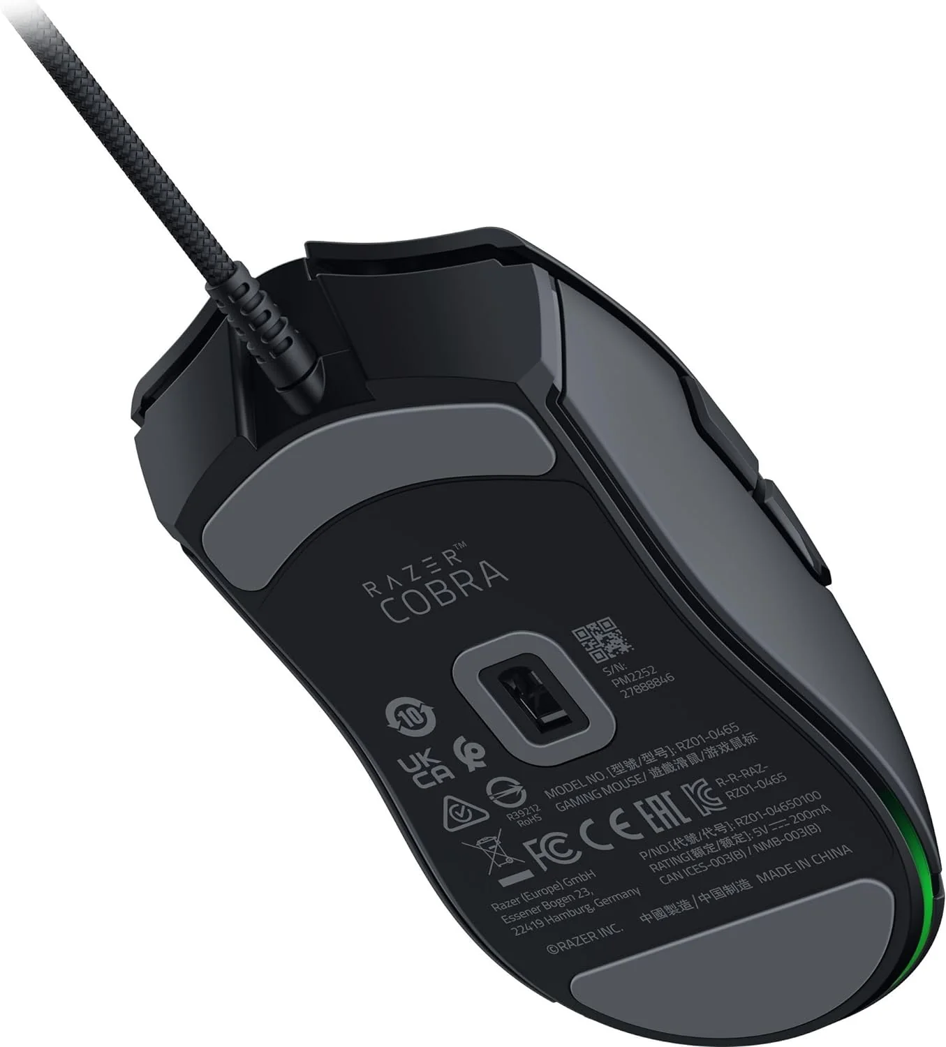 Razer Cobra Customizable Gaming Mouse - Black - Image 5