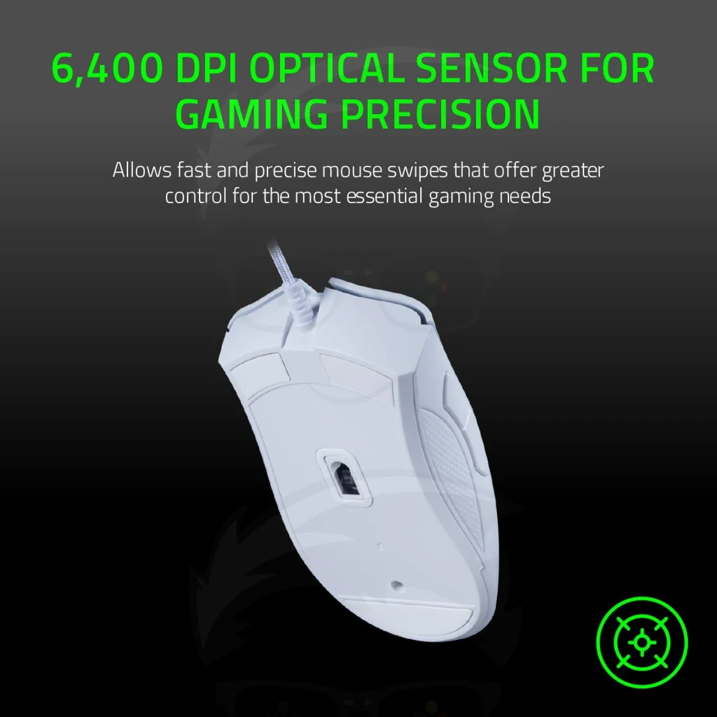 Razer DeathAdder Essential White Edition Wired Gaming Mouse - Image 2