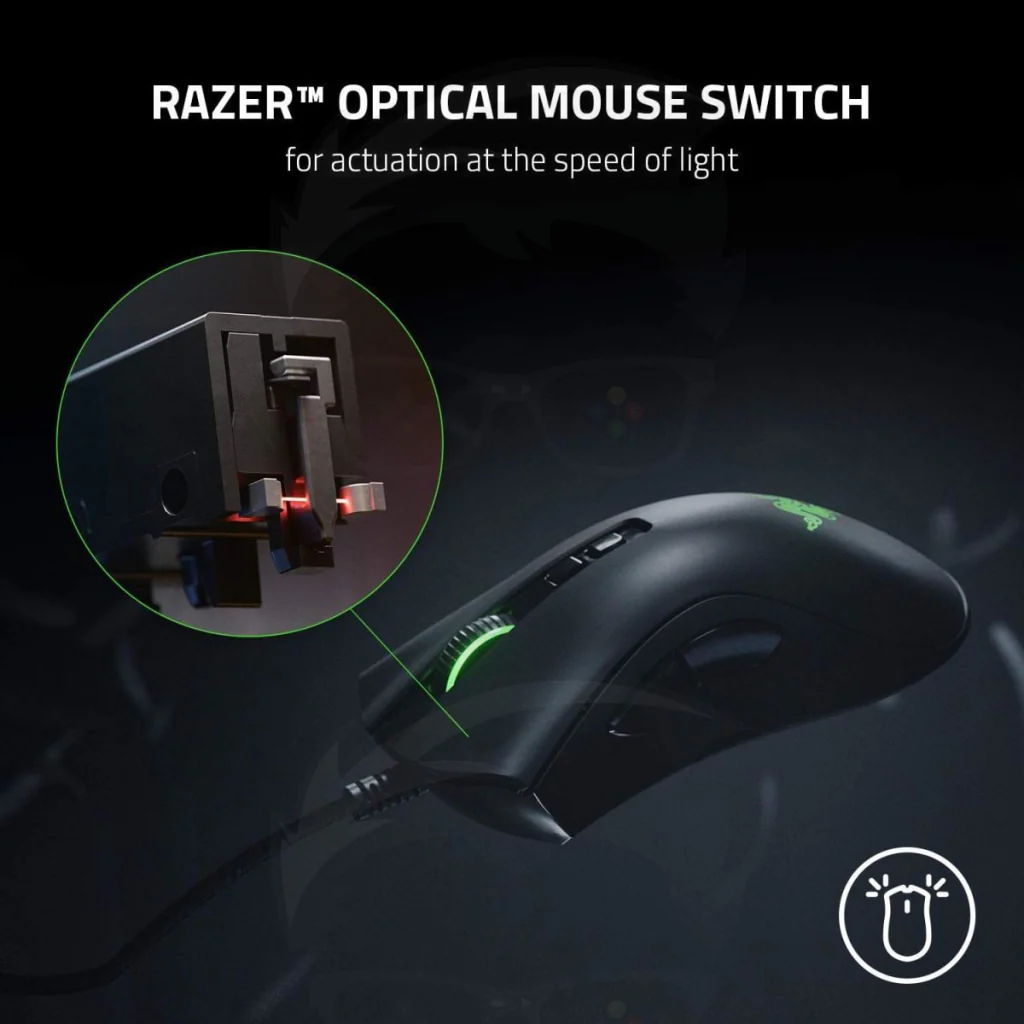 Razer DeathAdder V2 Gaming Mouse 20K DPI Optical Sensor - Image 3
