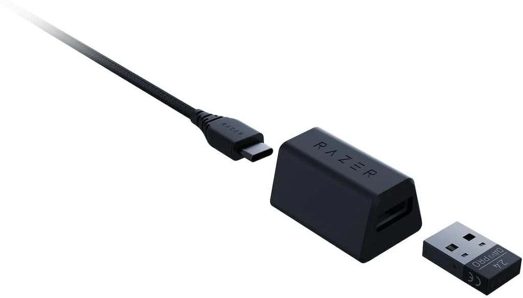 Razer DeathAdder V3 Pro HyperSpeed Wireless 63g Lightweight Focus Pro 30K Optical Sensor Switches Gen-3 - Black - Image 2