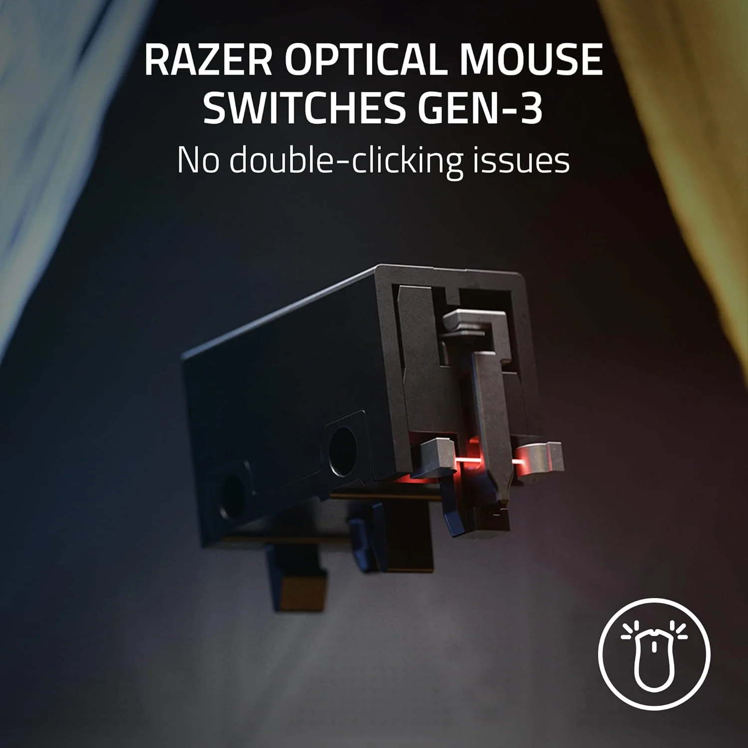 Razer DeathAdder V3 Wired 59g Lightweight 30K Optical Sensor Gen-3 Fast Optical Switches 8KHz Hyper Polling 6 Buttons Speedflex Cable - Black - Image 4