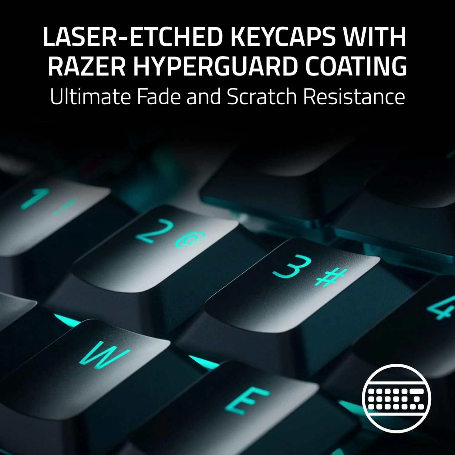Razer DeathStalker V2 Pro TKL Wireless & Bluetooth Low-Profile Optical Switches HyperSpeed 50 Hr Ultra-Durable Coated Keycaps - Linear Red - Image 3