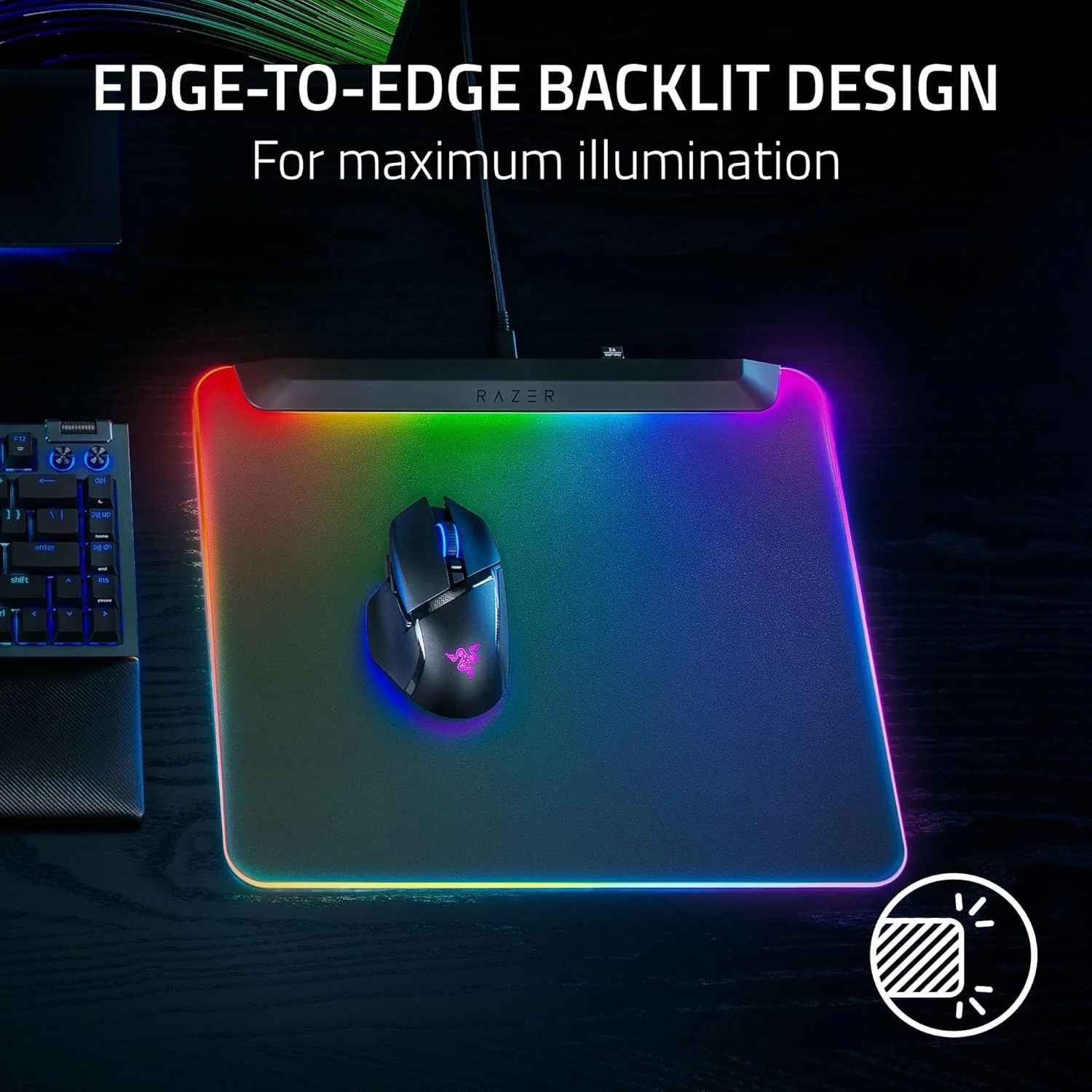 Razer Firefly V2 Pro Fully Illuminated RGB Gaming Mouse - Image 4