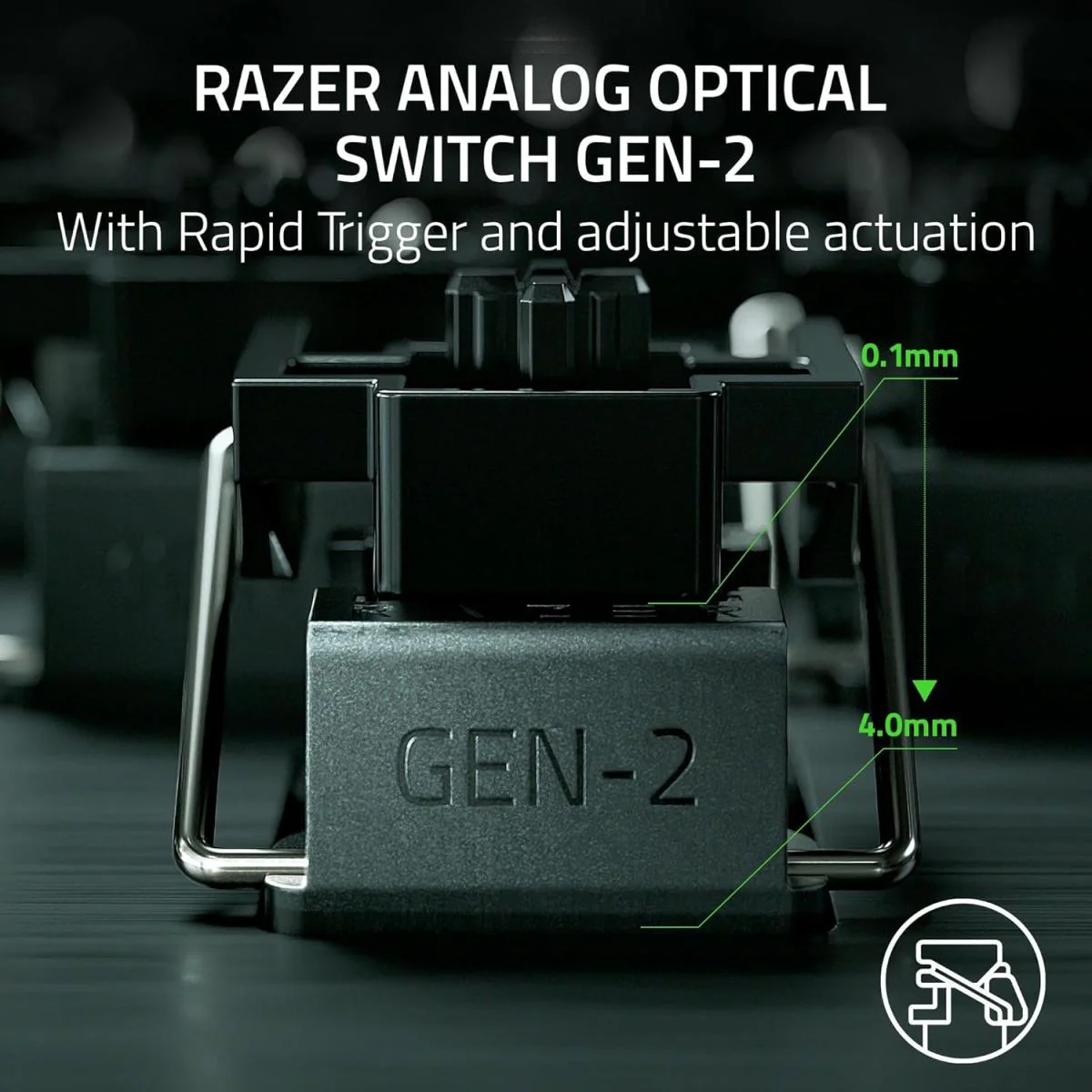Razer Huntsman V3 Pro TKL Esports Analog Optical Switches Rapid Trigger - Image 5