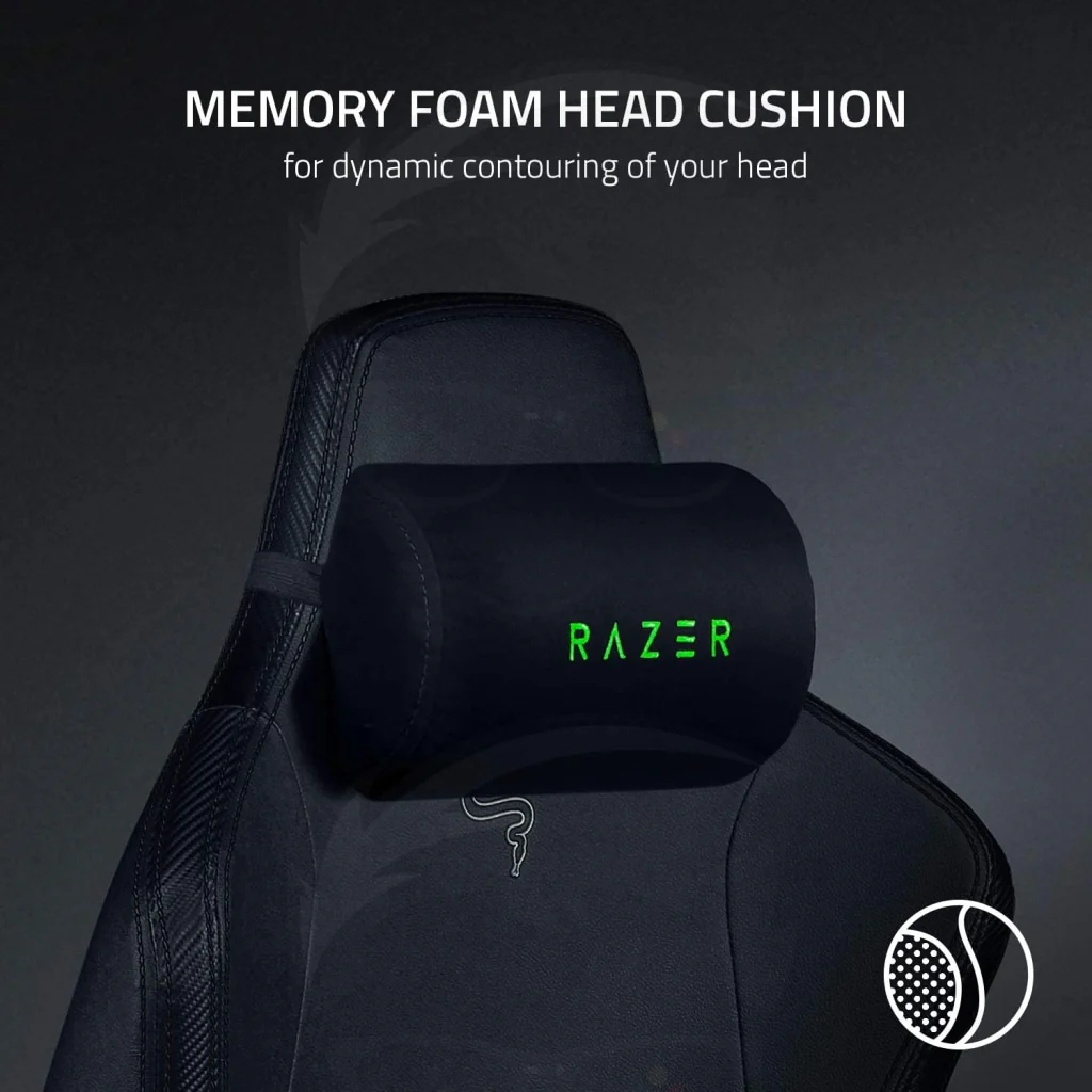 Razer Iskur - Black Gaming Chair with Built-in Lumbar Support - Image 7