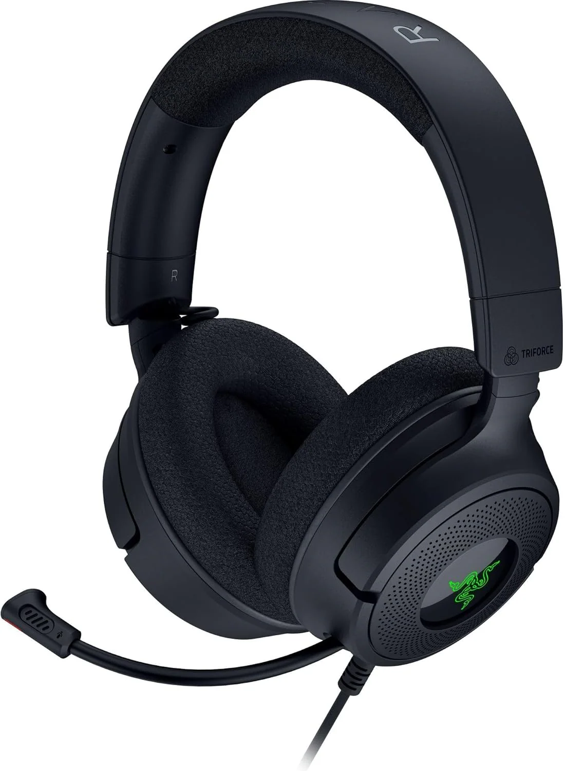 Razer Kraken V4 X Wired 40mm Drivers Cardioid Mic Memory Foam Cushions Chroma RGB Lighting Type C & Type A Cable Headset - Image 2