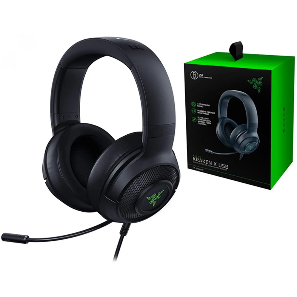 Razer Kraken X USB Ultralight 7.1 HEADSET