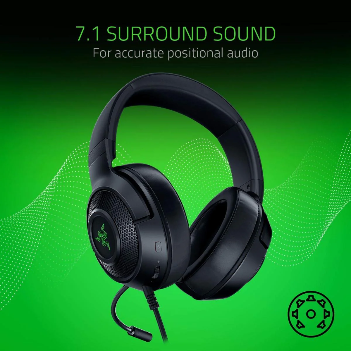 Razer Kraken X USB Ultralight 7.1 HEADSET - Image 2