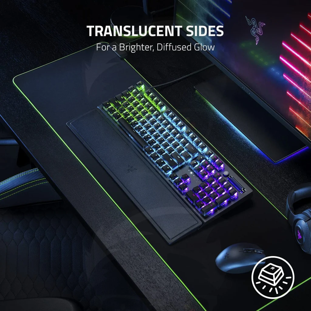 Razer Phantom Keycap Upgrade Set - Black - Image 3