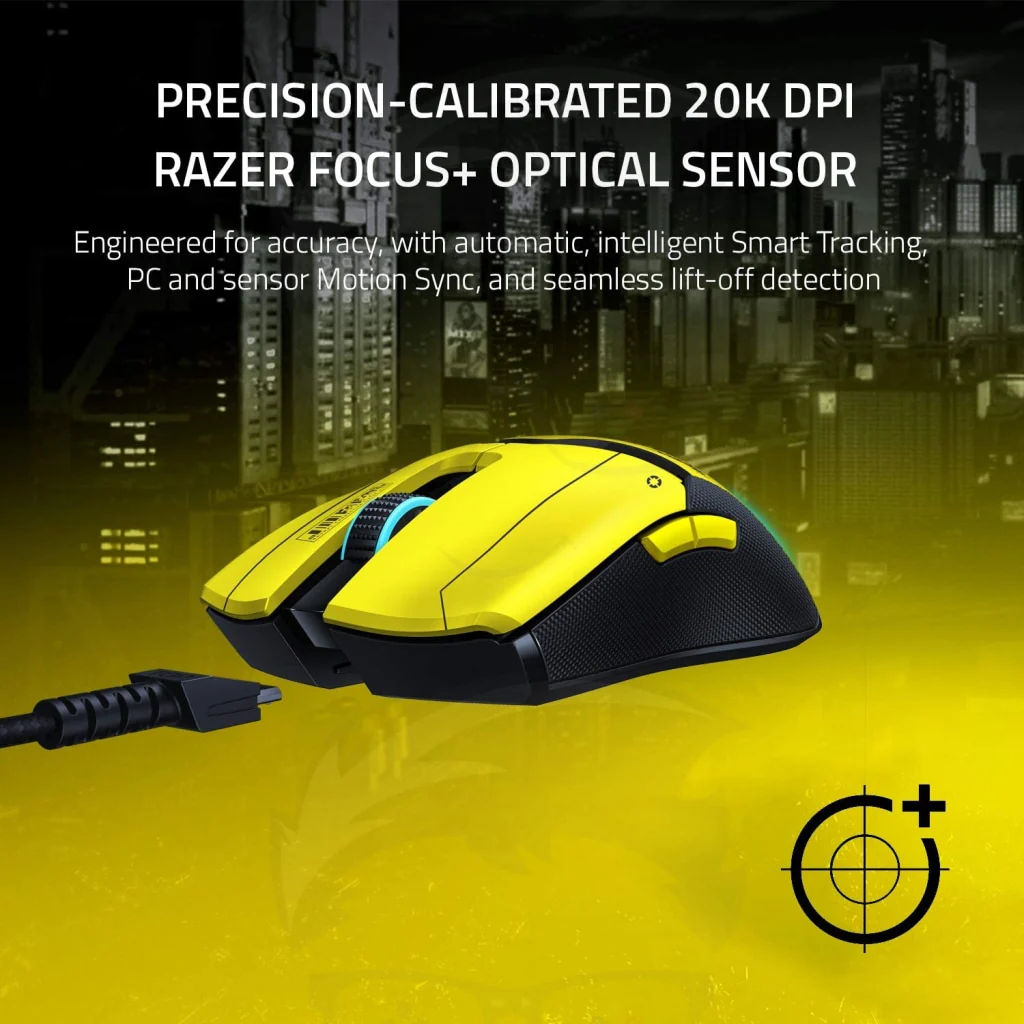 Razer Viper Ultimate Gaming Mouse HyperSpeed Wireless with Charging Dock - Cyberpunk 2077 Edition - Image 5