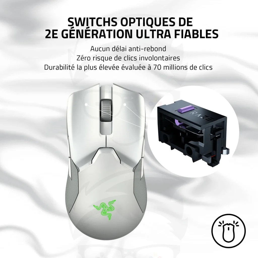 Razer Viper Ultimate Hyperspeed Lightest Wireless Gaming Mouse Mercury - Image 2