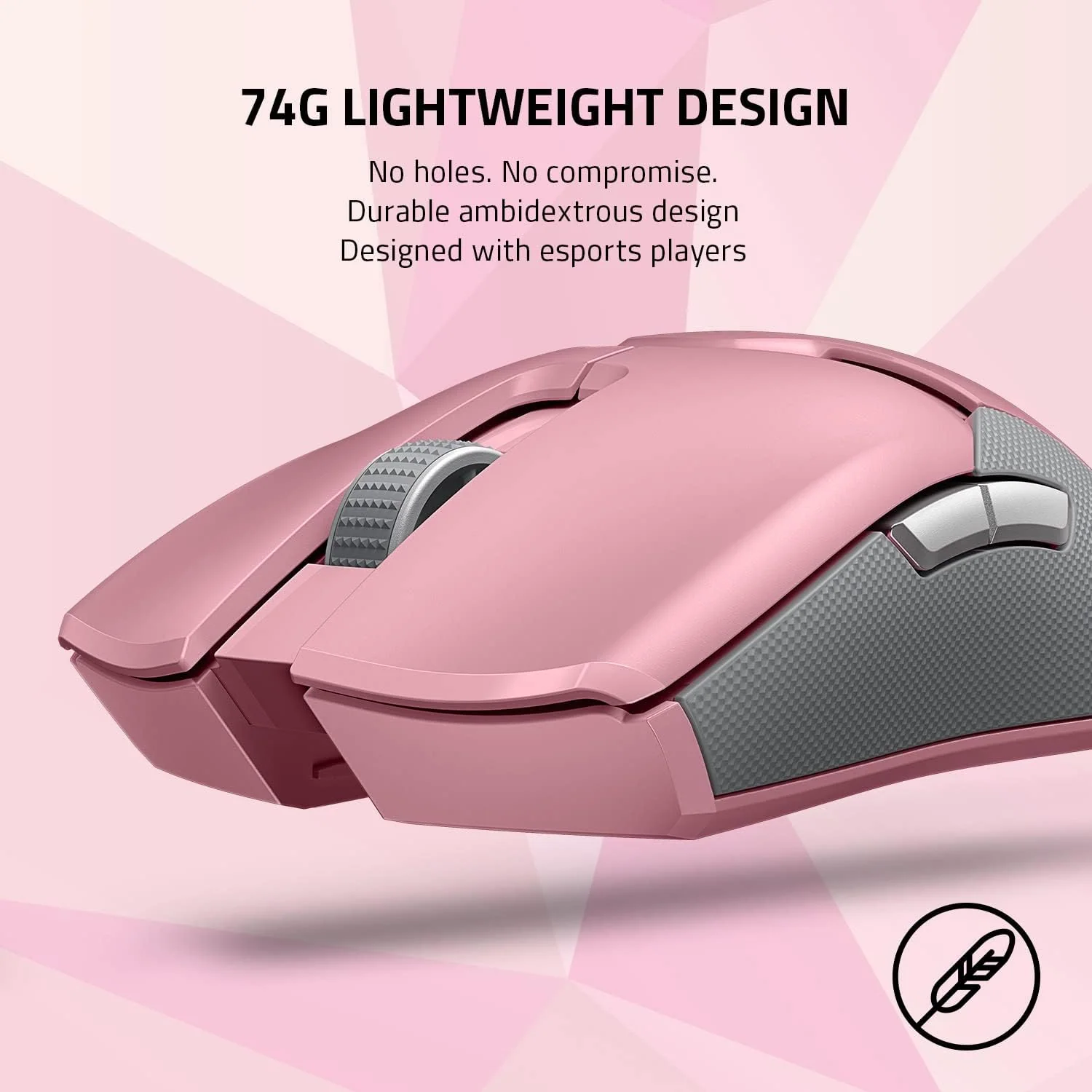 Razer Viper Ultimate Mouse & Dock - Quartz Pink - Image 3
