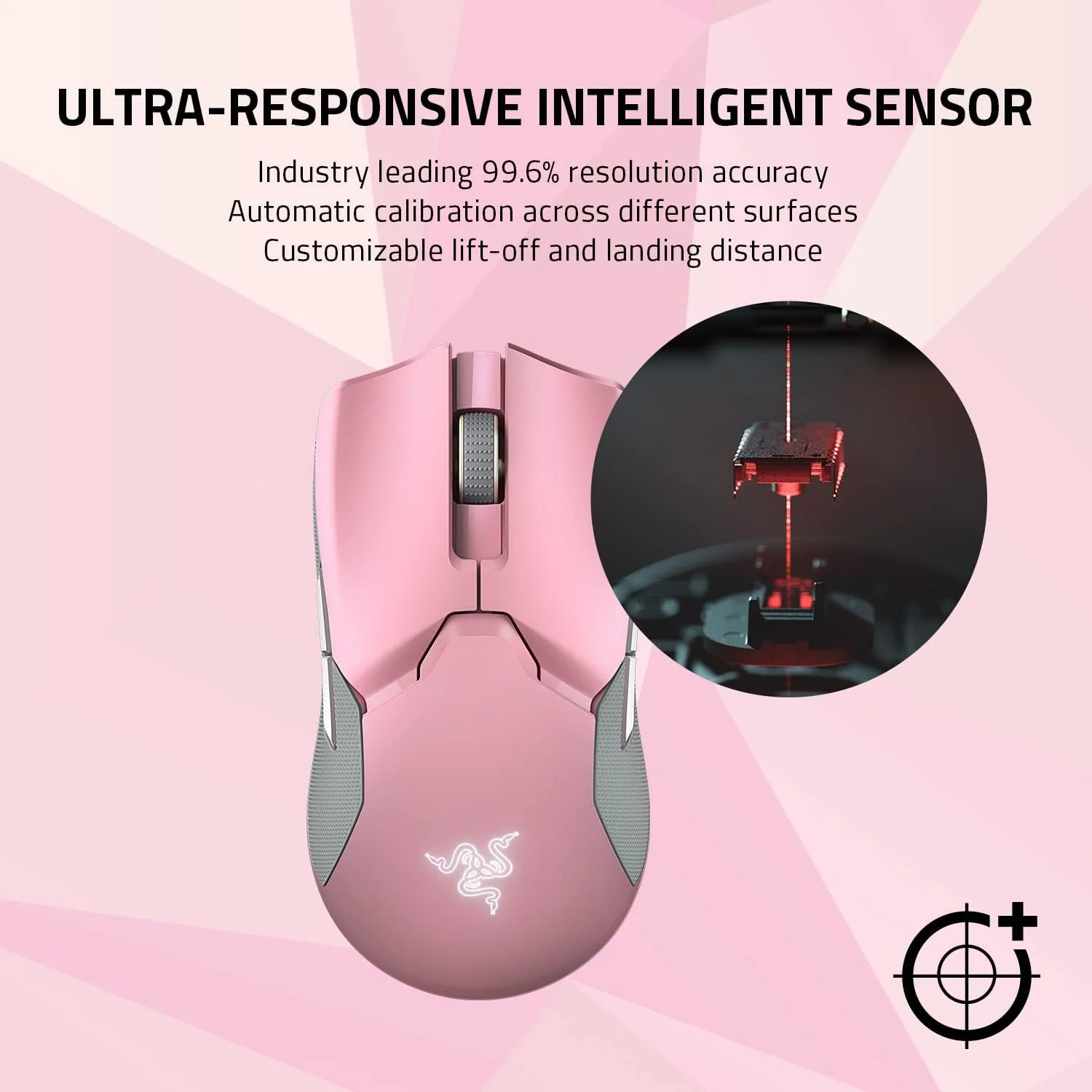 Razer Viper Ultimate Mouse & Dock - Quartz Pink - Image 4