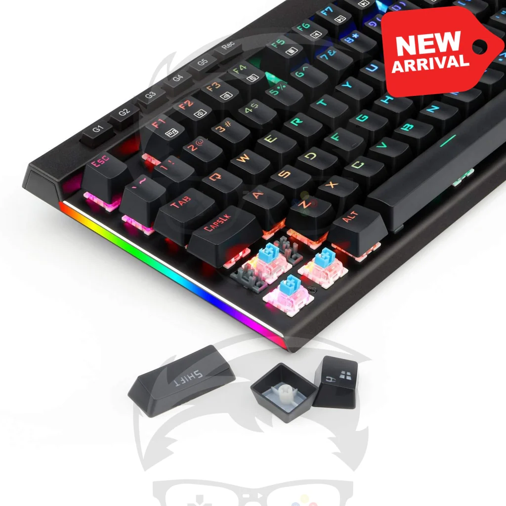 Redragon VATA RGB LED Backlit Mechanical Gaming Keyboard - Image 4