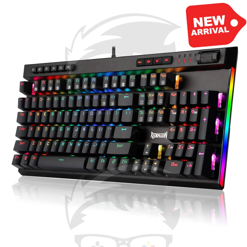Redragon VATA RGB LED Backlit Mechanical Gaming Keyboard - Image 8