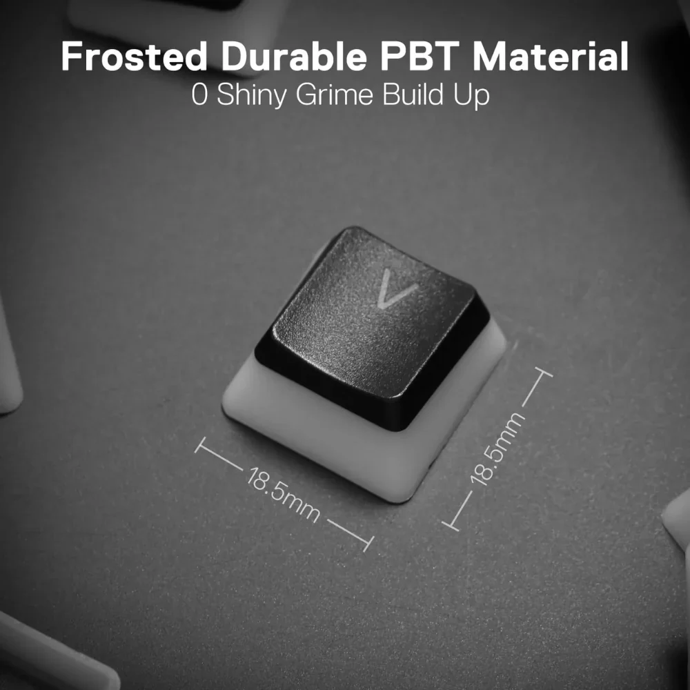 Redragon A130 White PBT Double Shot Keycap Set - Image 4