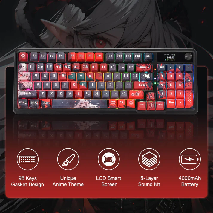 REDRAGON ARTEMIS K719 PRO Anime Keyboard - Image 3