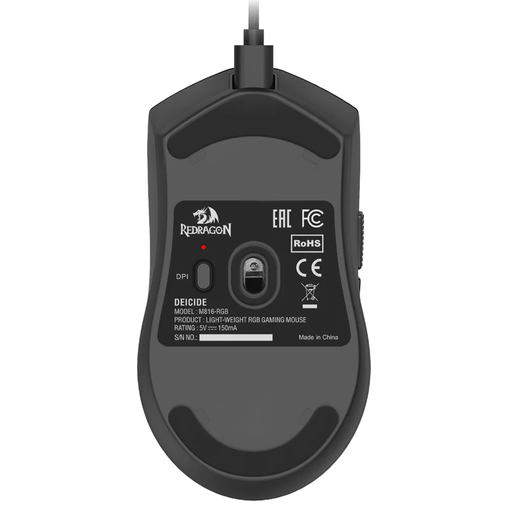 Redragon Deicide M816-RGB Wired Gaming Mouse - Black - Image 2