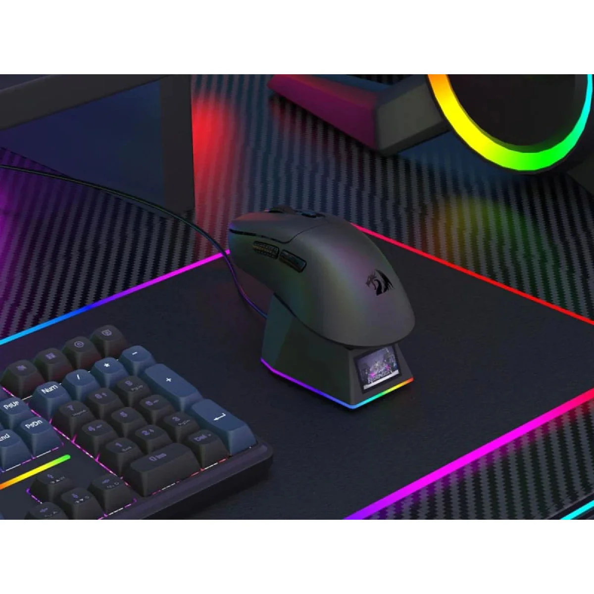 REDRAGON EBONY STANDARD M998-ULT 30000 DPI WIRELESS BLACK GAMING MOUSE - Image 9