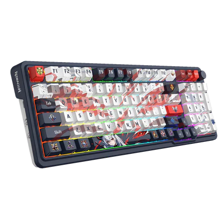 Redragon Eisa K686-RGB Pro 98 Keys Wireless Gasket RGB Gaming Keyboard - Image 4