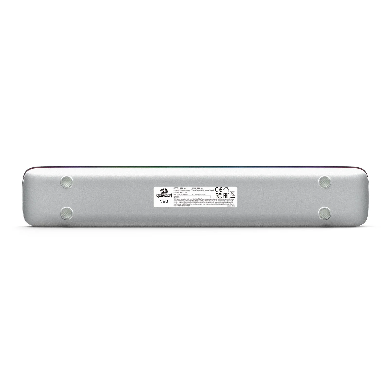 REDRAGON G515G NEO DUAL MODE RGB SOUNDBAR WHITE - Image 4