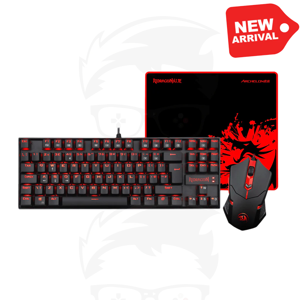 Redragon Gaming Keyboard and Mouse PLUS Mouse Pad Combo - Image 4
