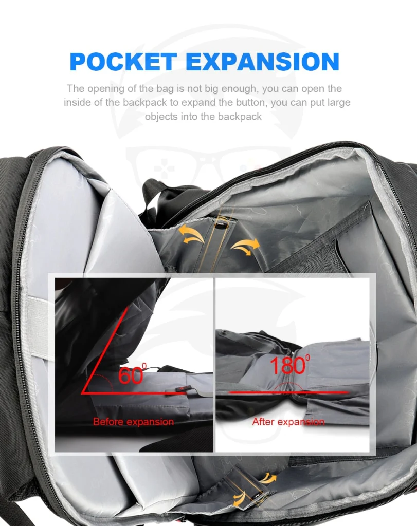 Redragon GB-93 SKYWALKER Travel Laptop Backpack - Image 5