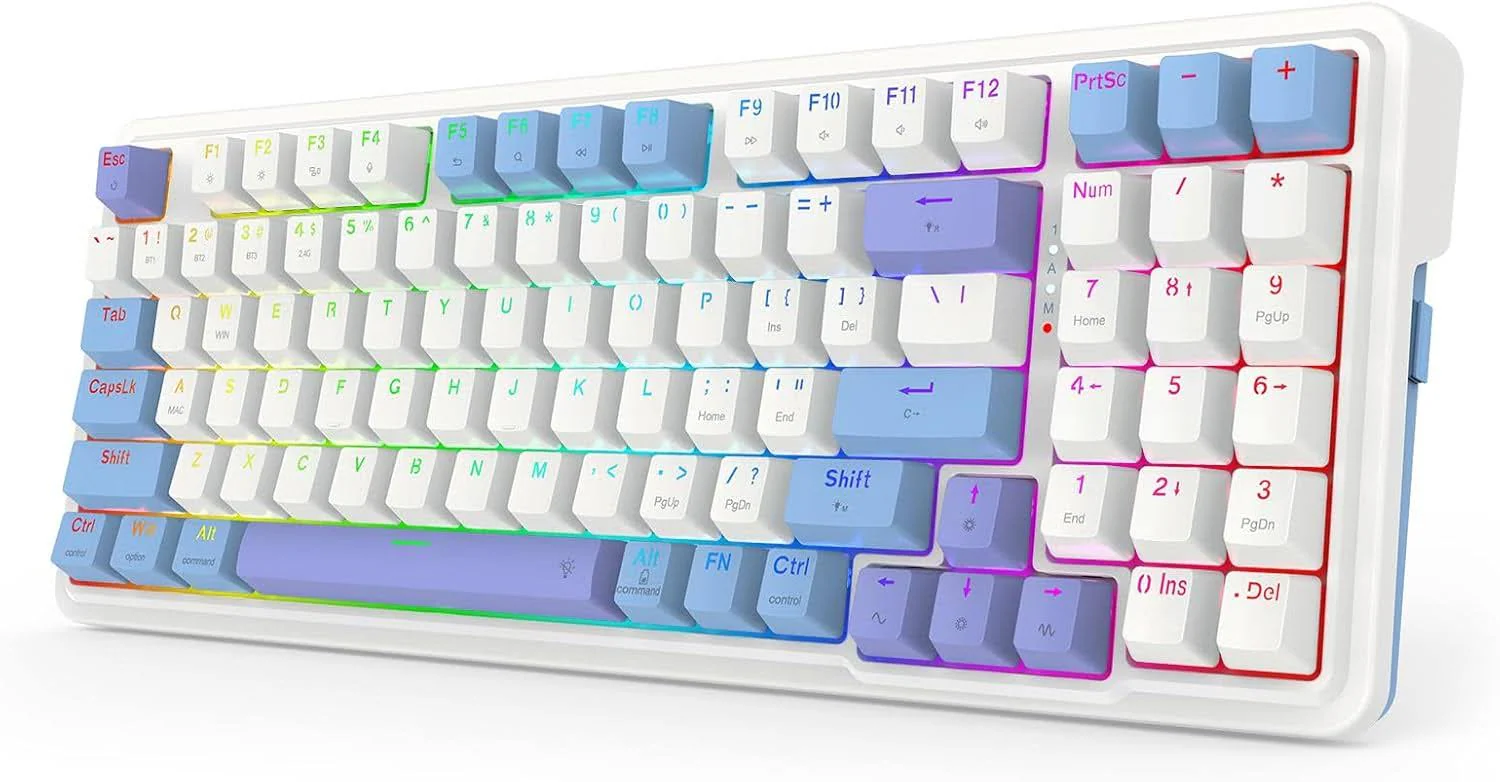 Redragon Gloria Pro 3 Modes Hot-Swappable GASKET RGB Keyboard - Image 3