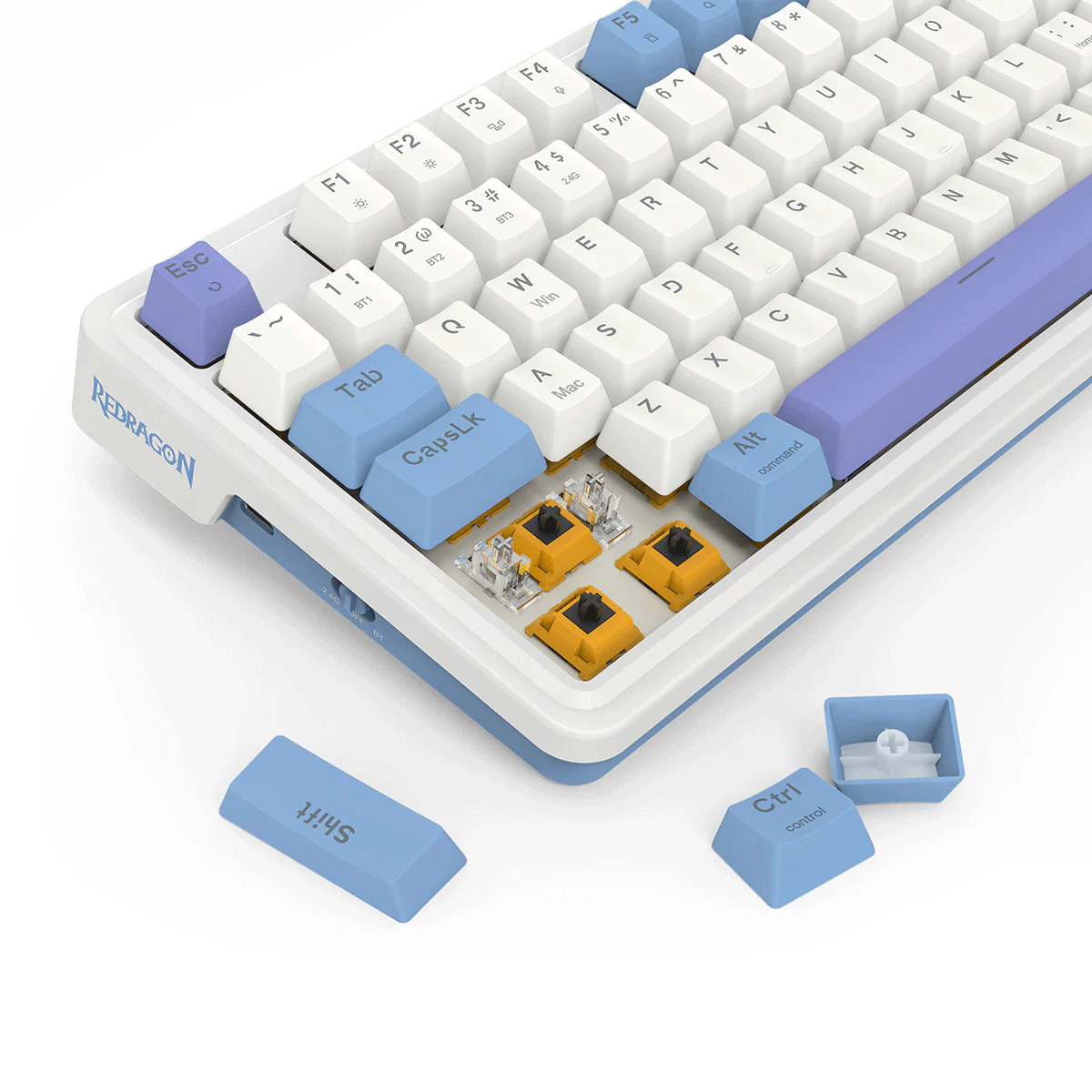 Redragon Gloria Pro 3 Modes Hot-Swappable GASKET RGB Keyboard - Image 4