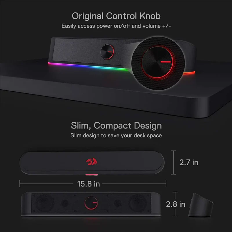 Redragon GS560 Adiemus Gaming Speaker - Image 5