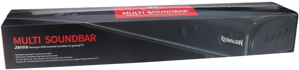 Redragon GS815 Jana Multi Soundbar Speaker - Black - Image 3