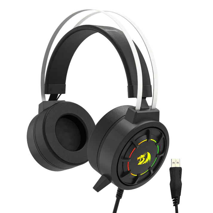 Redragon H314-RGB GRENDEL Wired Gaming Headset USB - Black