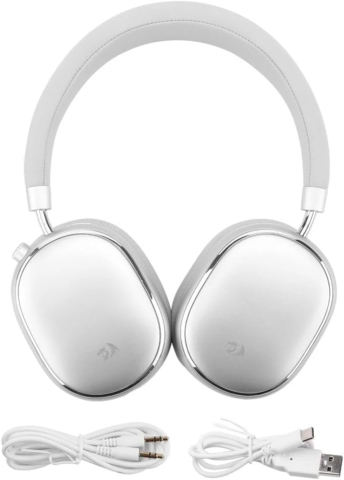 REDRAGON H620 VIBECORE 700NC ANC WHITE GAMING HEADSET - Image 3