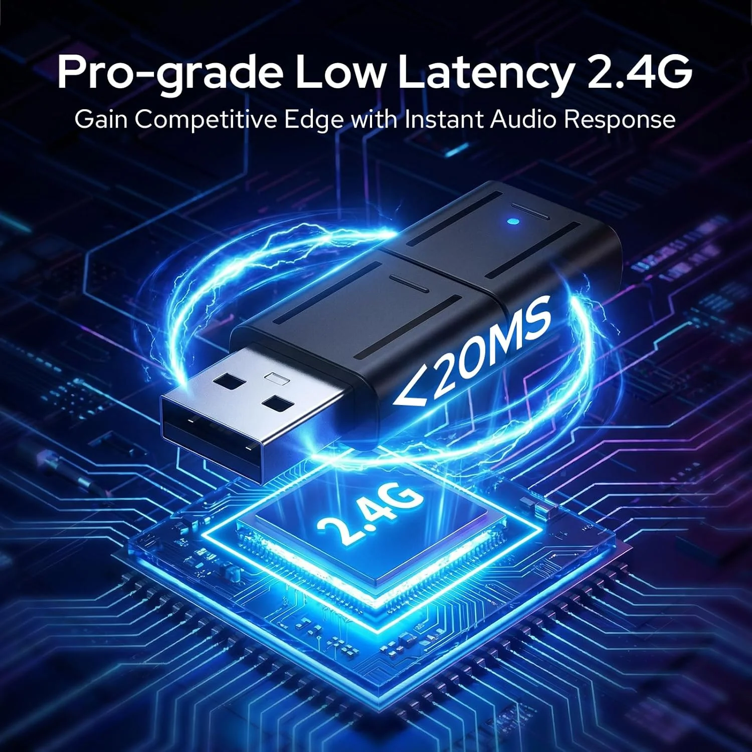 REDRAGON H889 SPECTRA PRO GAMING HEADSET BLACK - Image 7