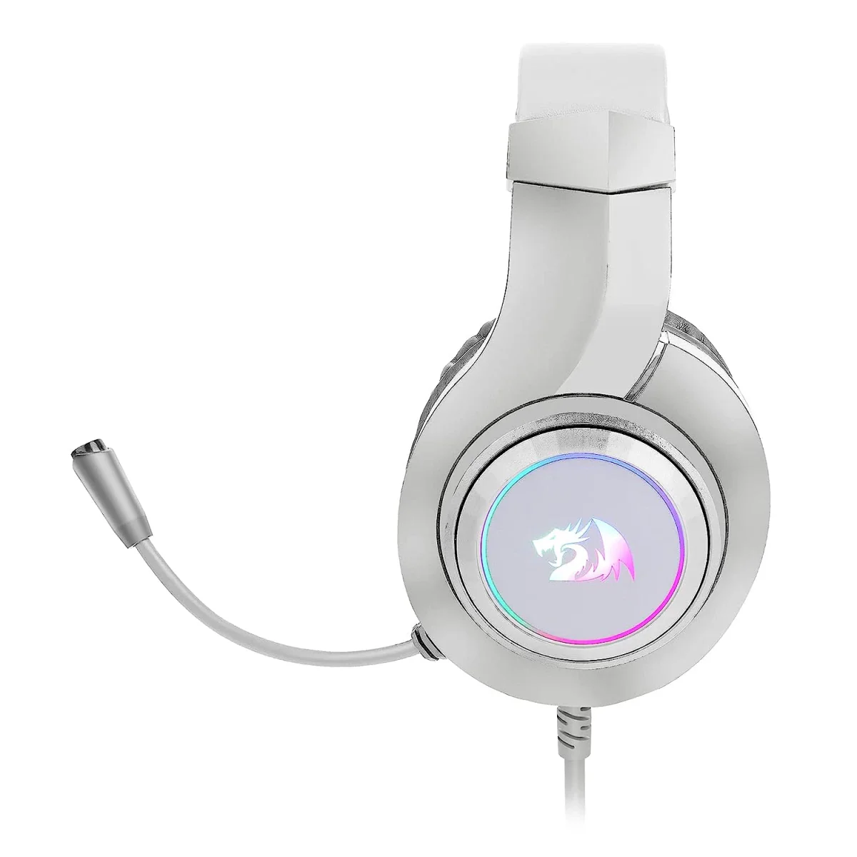 Redragon Hylas H260 RGB Gaming Headset - White - Image 3